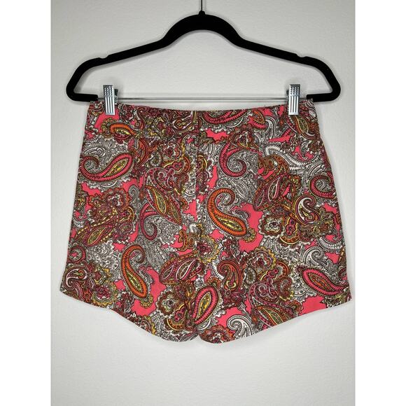 H&M Pink Paisley Shorts Size 8 - Picture 3 of 6
